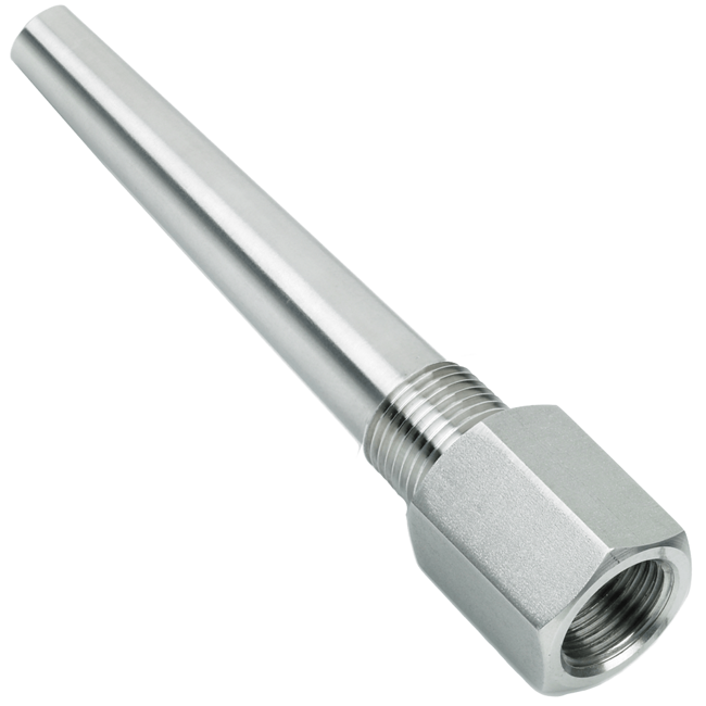 Tel-Tru Heavy Duty Threaded Thermowell with Lagging Extension, Model 260TWHE